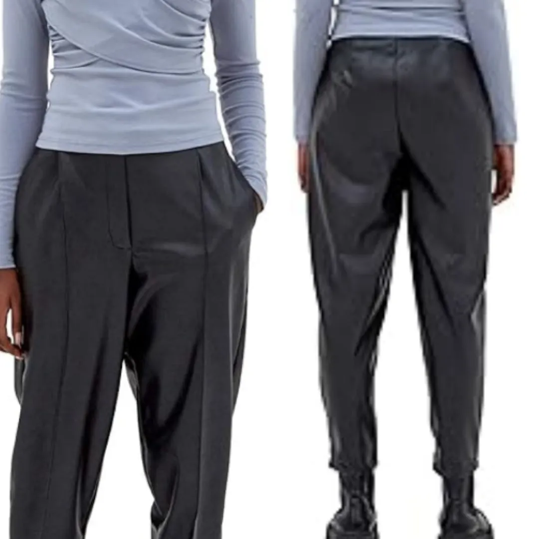 4TH RECKLESS Vegan Leather Miller Trousers