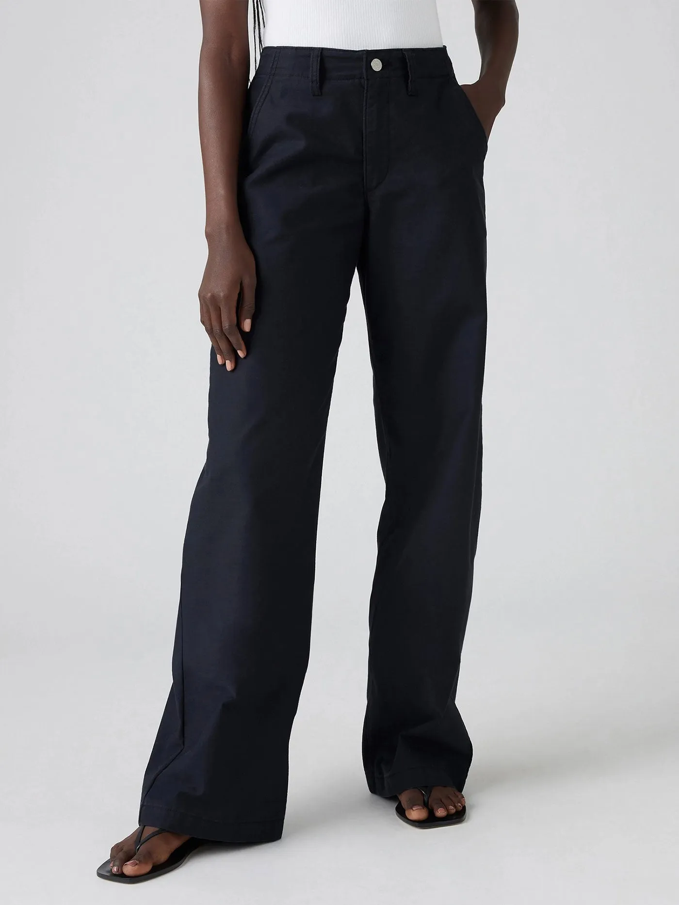 90s Straight Anthracite Night Pants