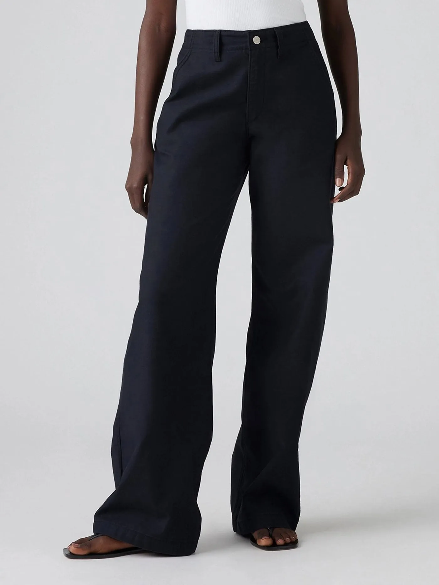 90s Straight Anthracite Night Pants