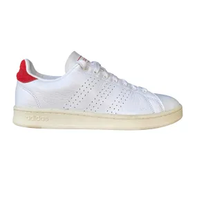 Adidas scarpa sneaker da uomo Advantage EG3773 bianco-rosso