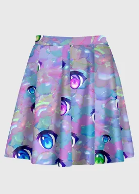Anime Eyes Decora Kei Skirt