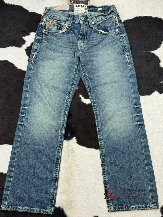 ARIAT MENS JEAN GAMBLER M5 STRAIGHT FIT STRAIGHT LEG