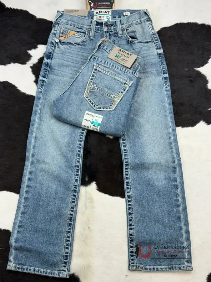ARIAT MENS JEAN GAMBLER M5 STRAIGHT FIT STRAIGHT LEG