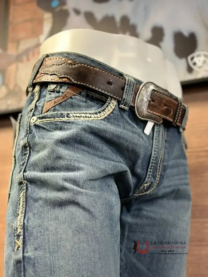ARIAT MENS JEAN GAMBLER M5 STRAIGHT FIT STRAIGHT LEG
