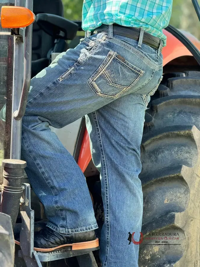 ARIAT MENS JEAN GAMBLER M5 STRAIGHT FIT STRAIGHT LEG