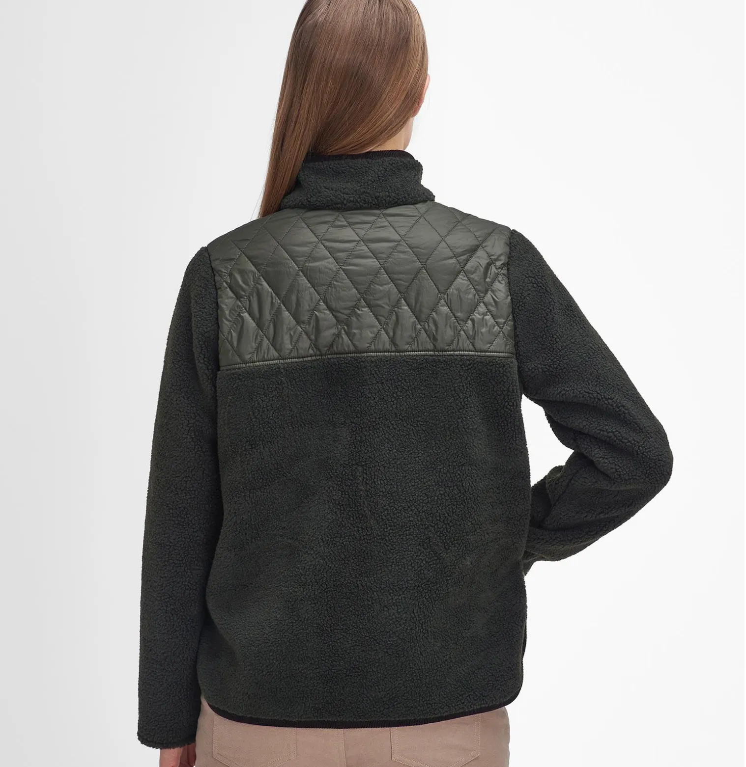 Barbour Women Brambles Fleece Olive