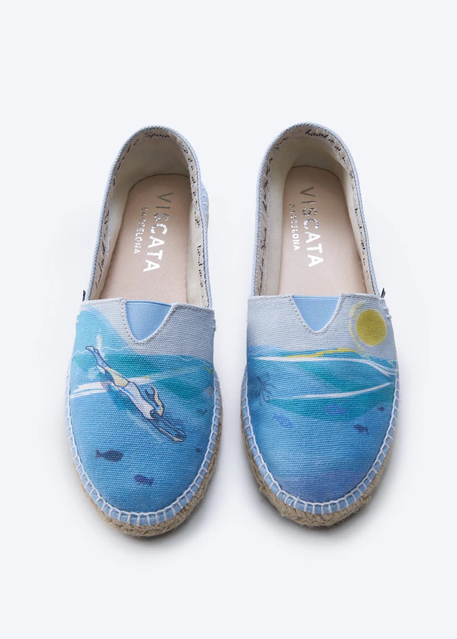 Barceloneta Mediterranean Dreams Canvas Espadrilles Flats