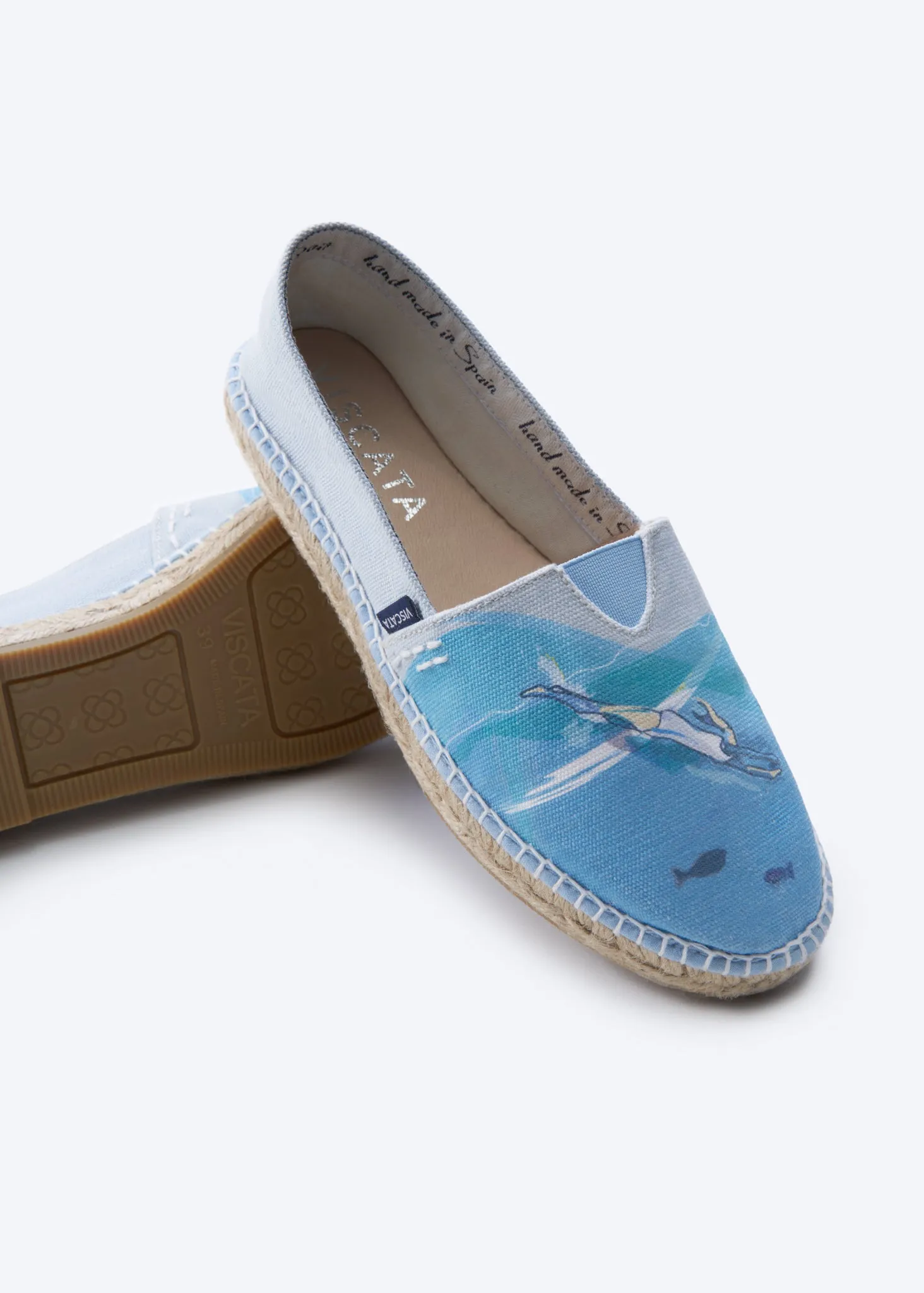 Barceloneta Mediterranean Dreams Canvas Espadrilles Flats