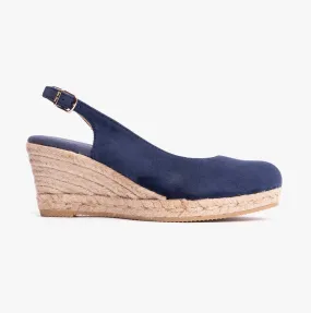 BREMEN Womens Espadrilles Navy