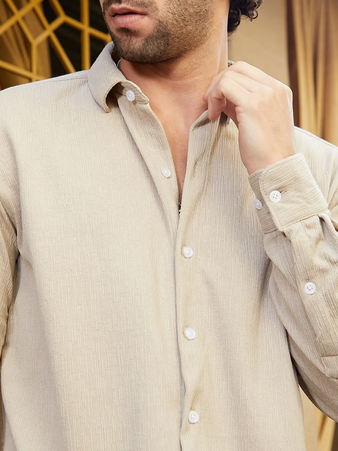 Burlap-Tactile Shirt