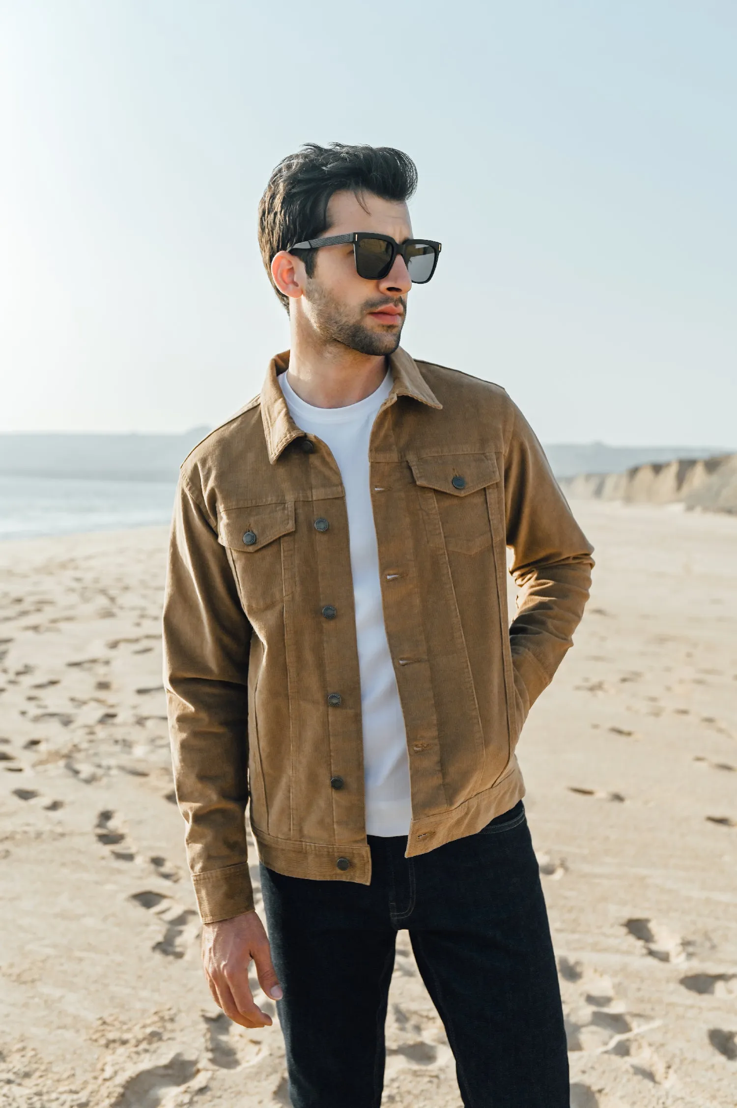 Camel Corduroy Jacket