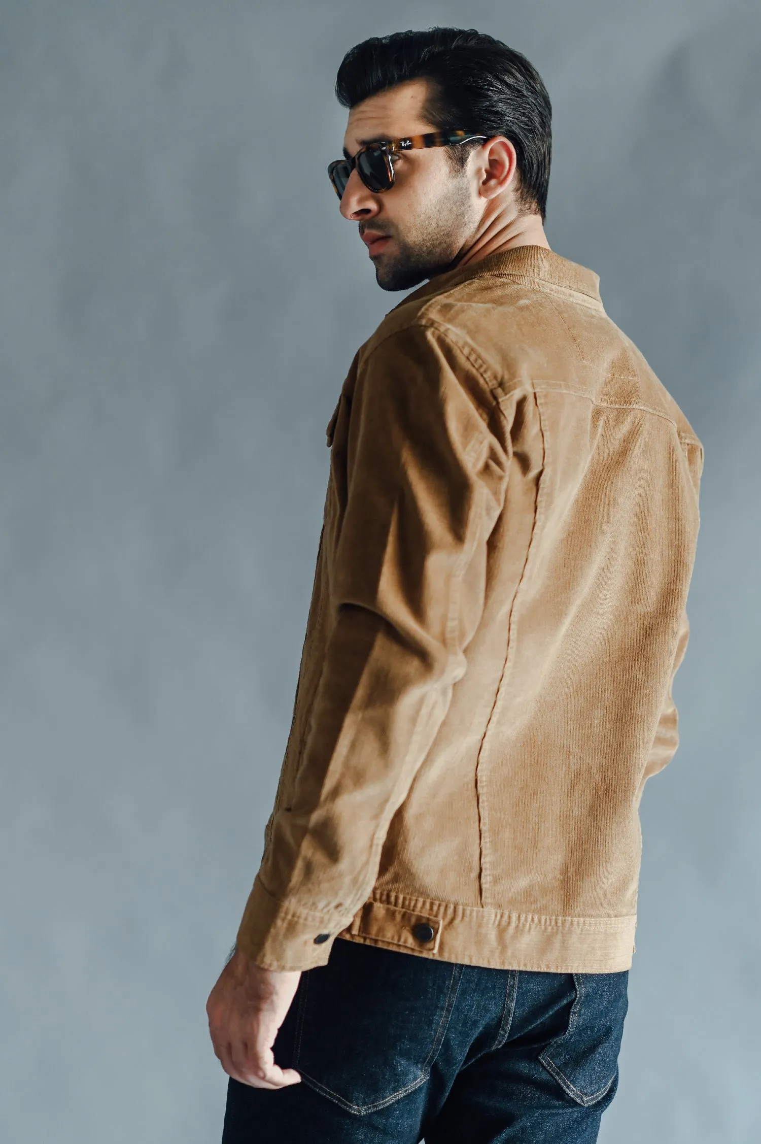 Camel Corduroy Jacket