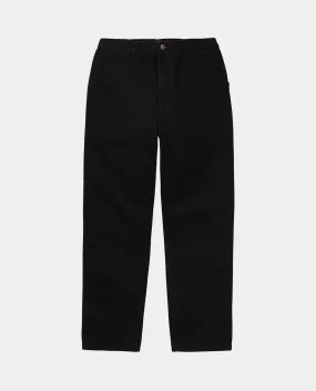 Carhartt WIP - Single Knee Pant - Black Canvas