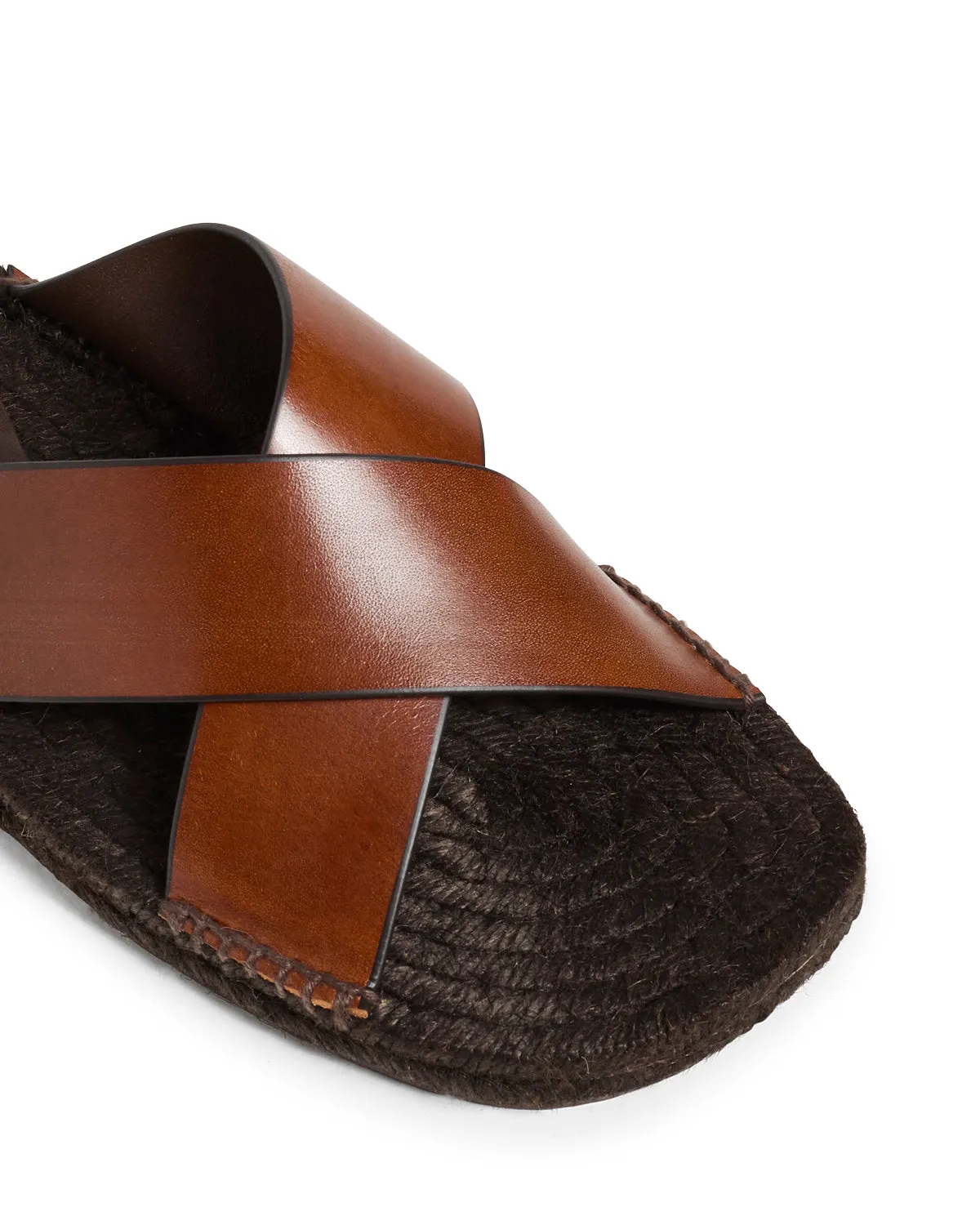 CASTANER KEVIN LEATHER SLIP ON - MARRON CHOC