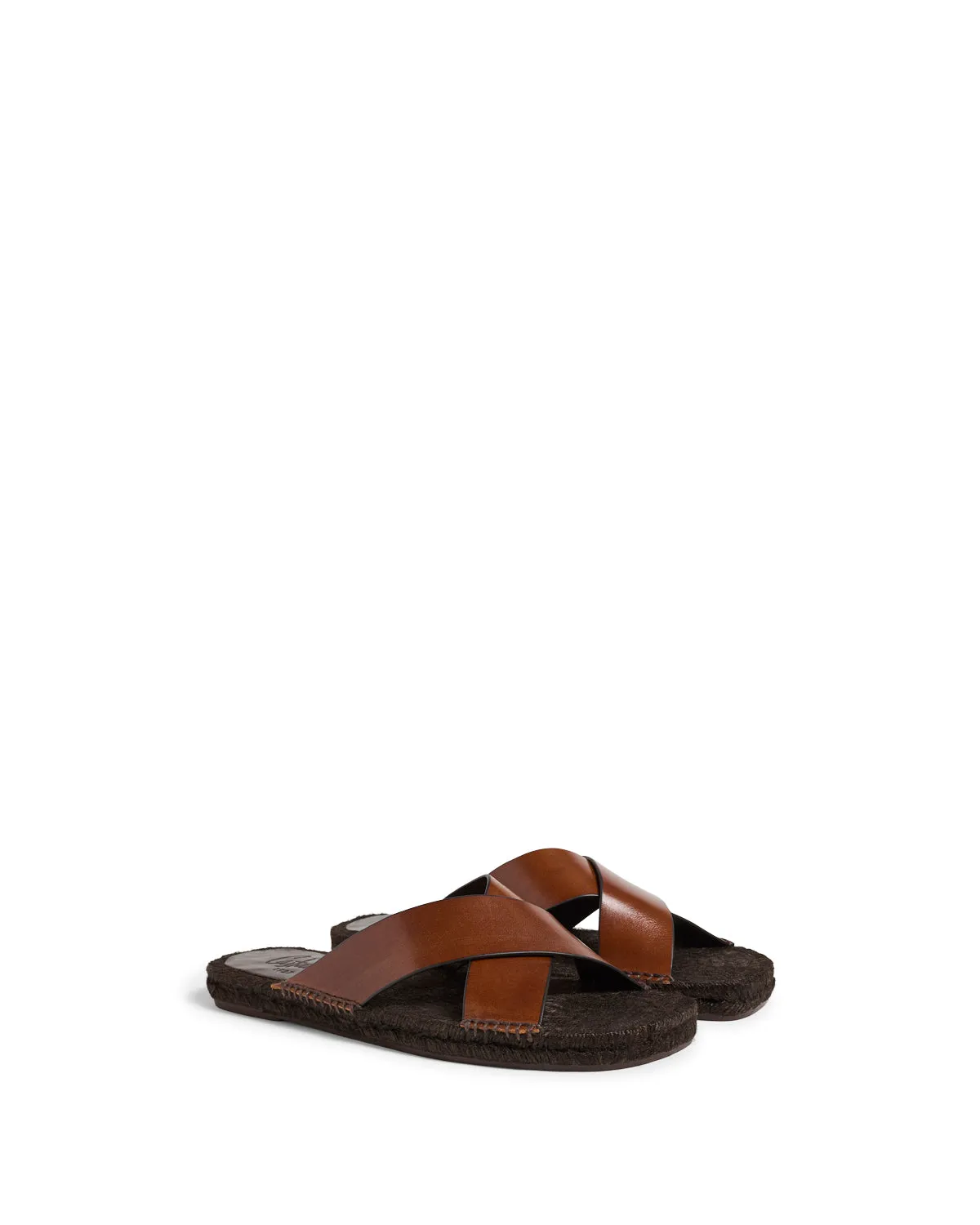 CASTANER KEVIN LEATHER SLIP ON - MARRON CHOC