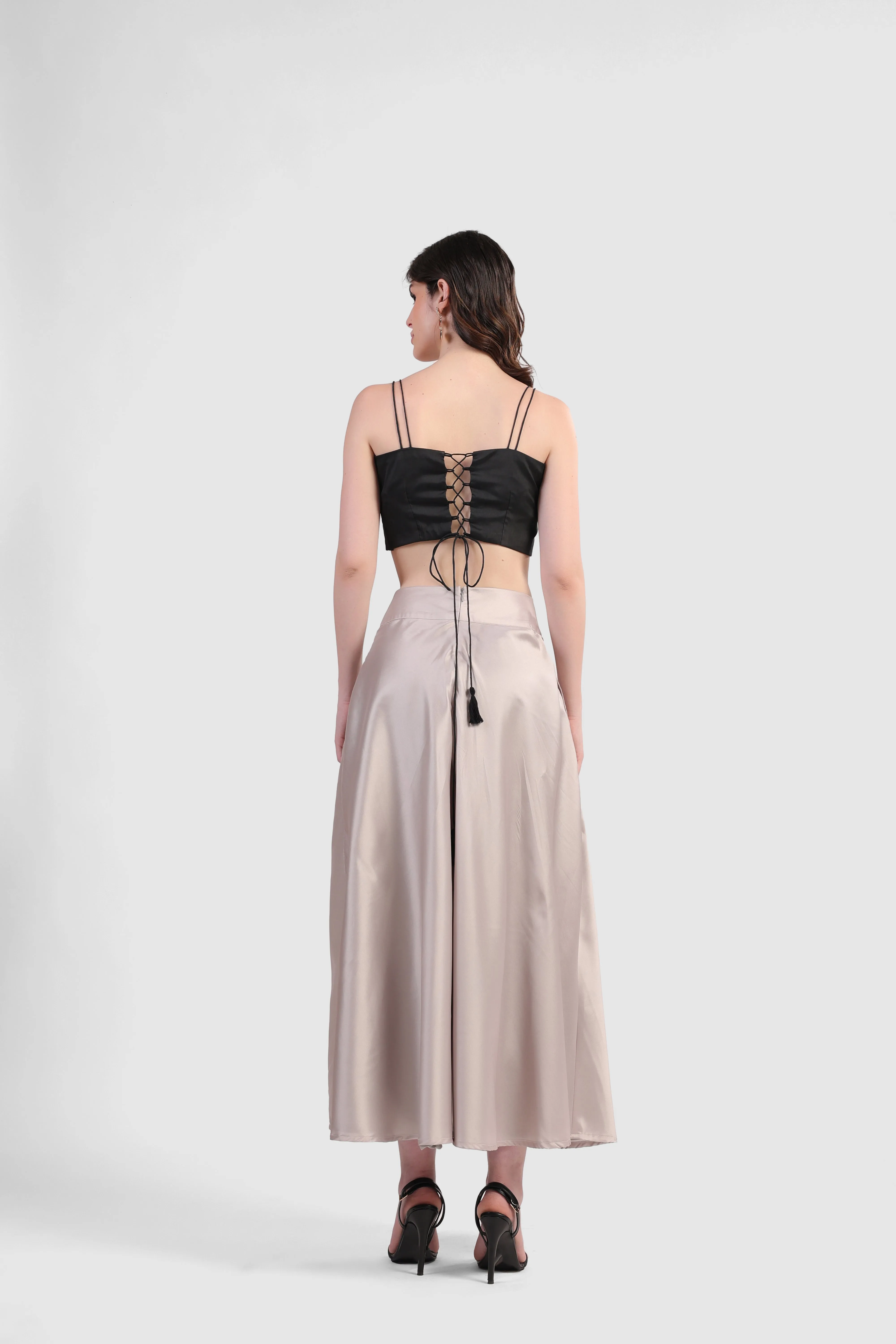 CLEO SLIT SKIRT