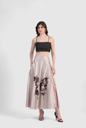 CLEO SLIT SKIRT