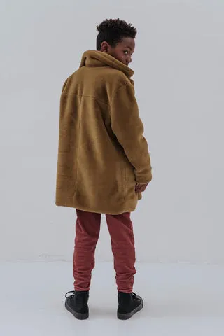 Coat Fake Fure Dusty Olive