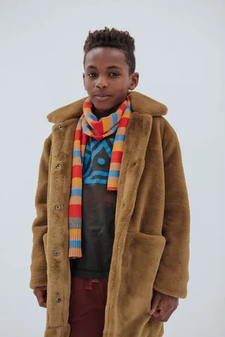 Coat Fake Fure Dusty Olive