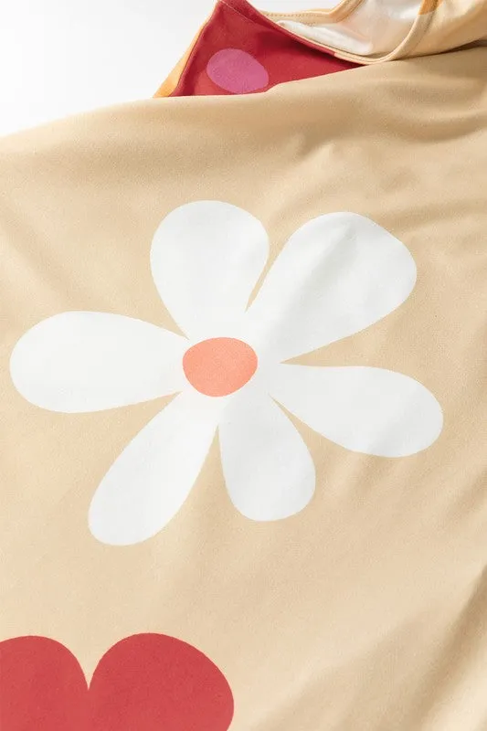 Daisy Flower Print Tank Dress