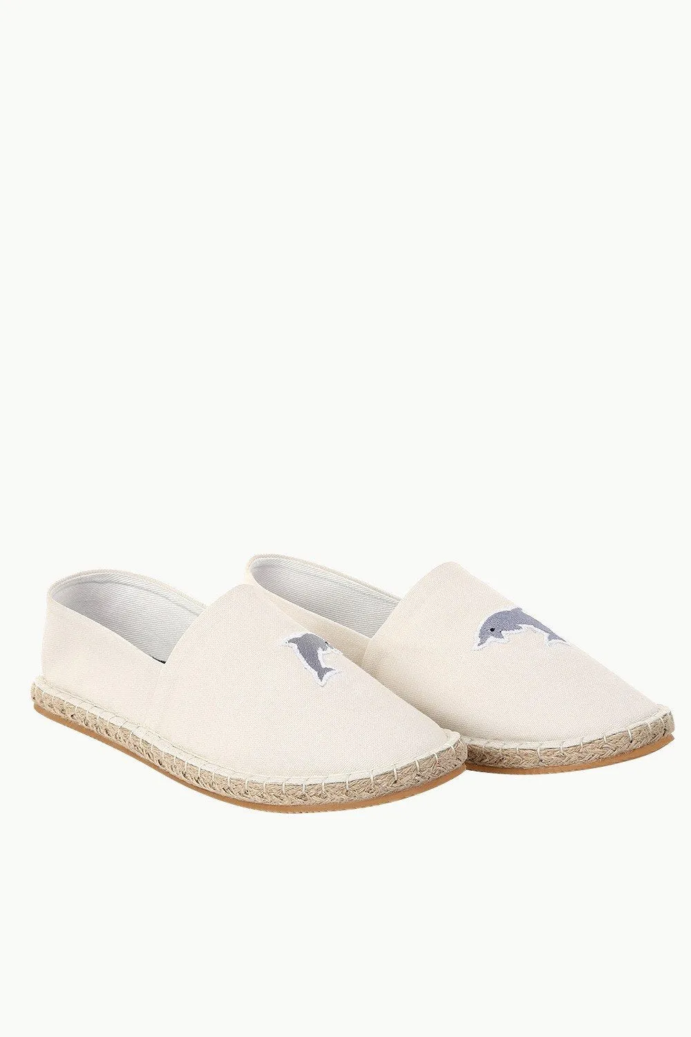 Dolphin Embroidered Espadrilles