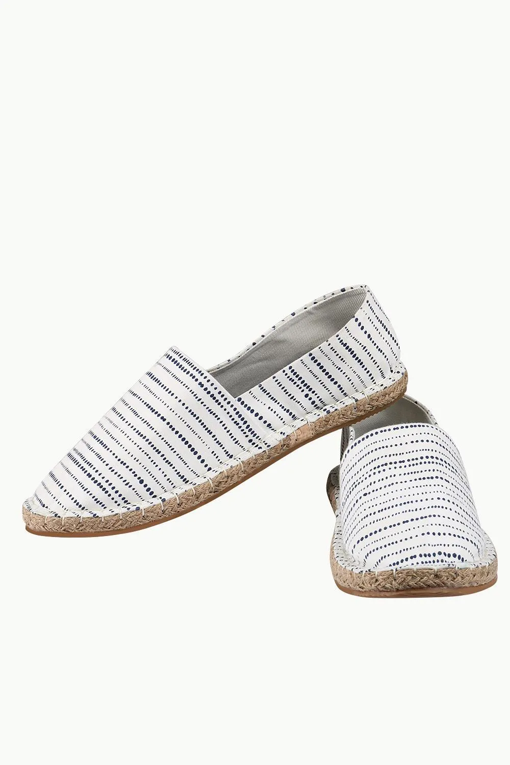 Dot Print Summer Espadrilles