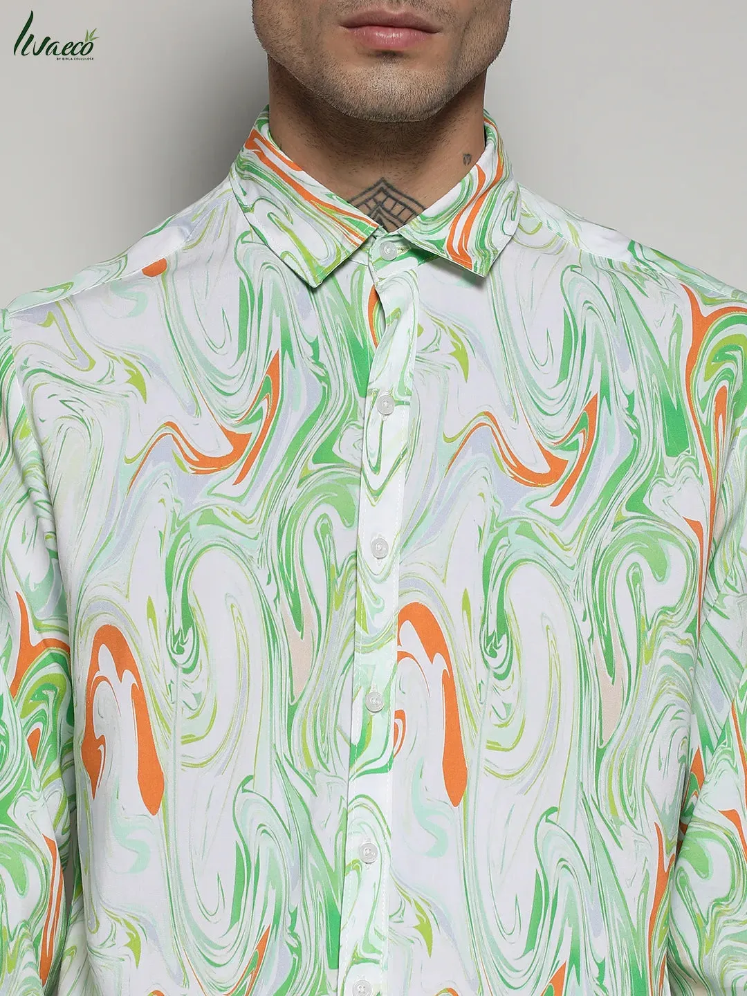 Ecoliva Contrast Fluid Shirt