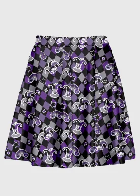 Emo Clowncore High Waist Skirt