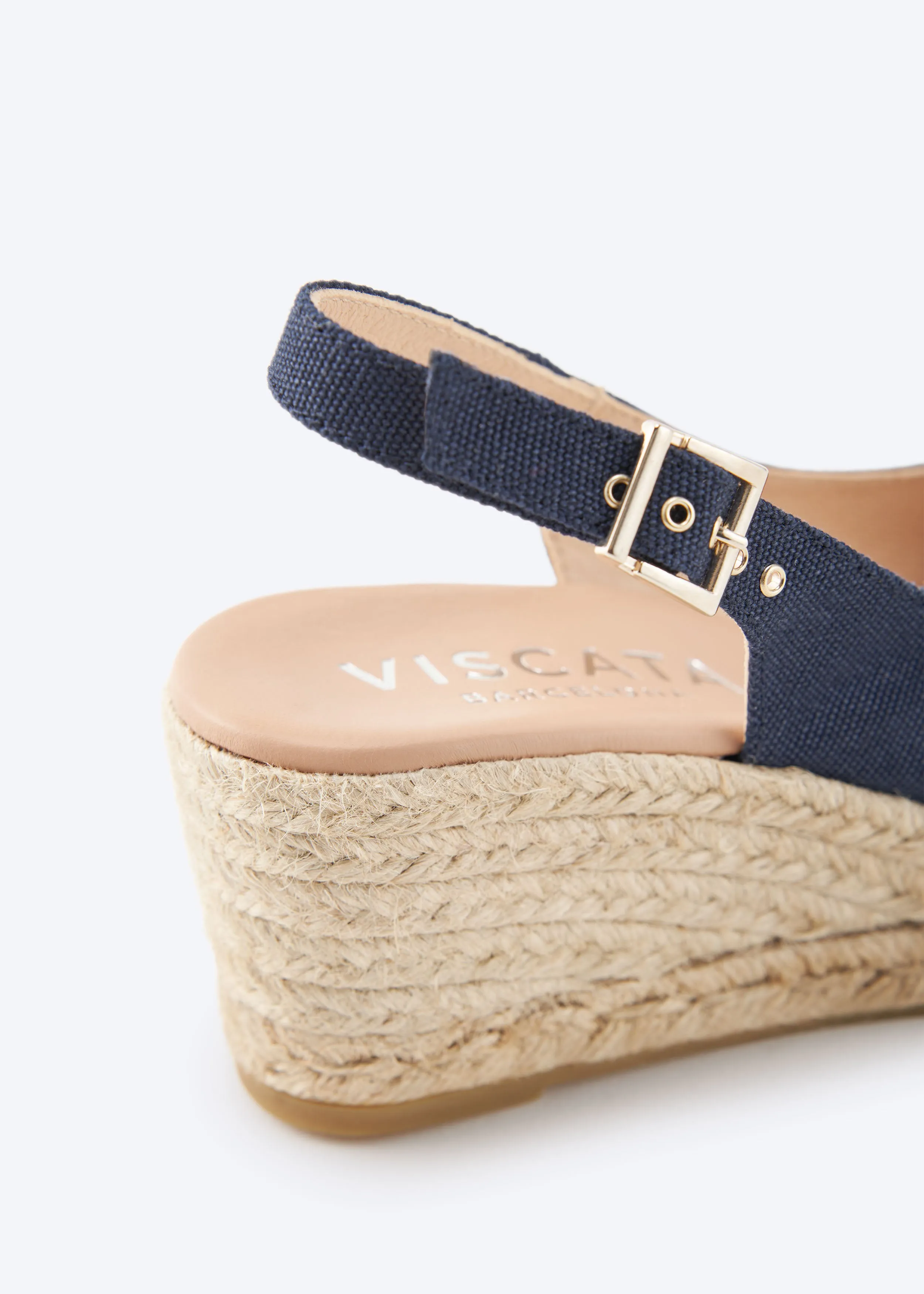 Gavina Canvas Espadrille Sandal Wedges