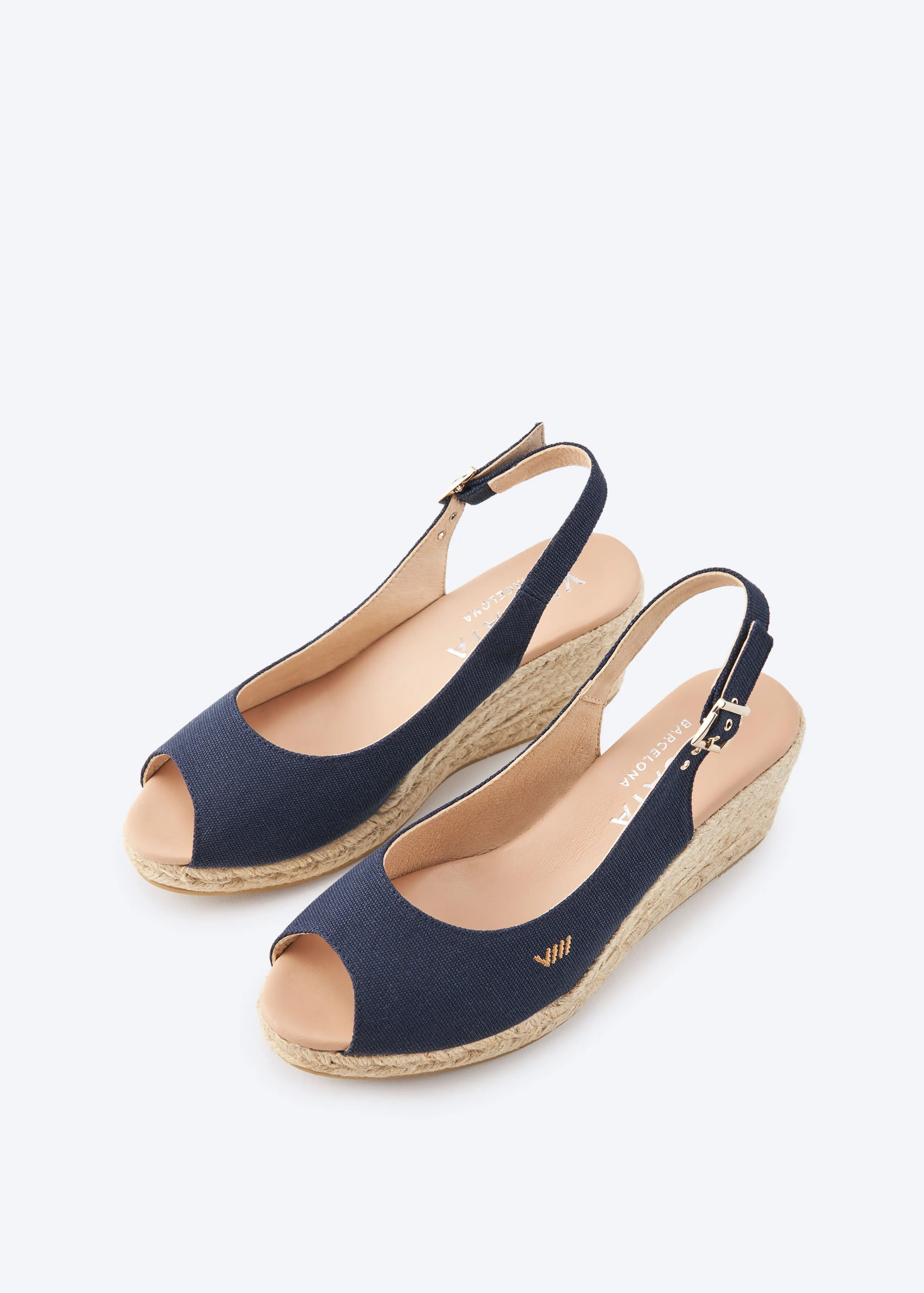 Gavina Canvas Espadrille Sandal Wedges
