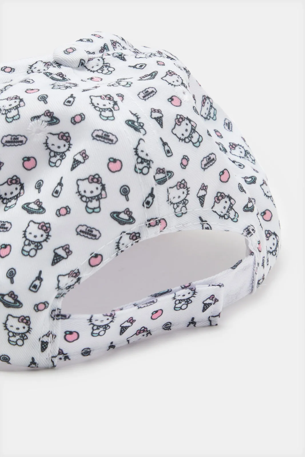 Girls Pink Hello Kitty Cap