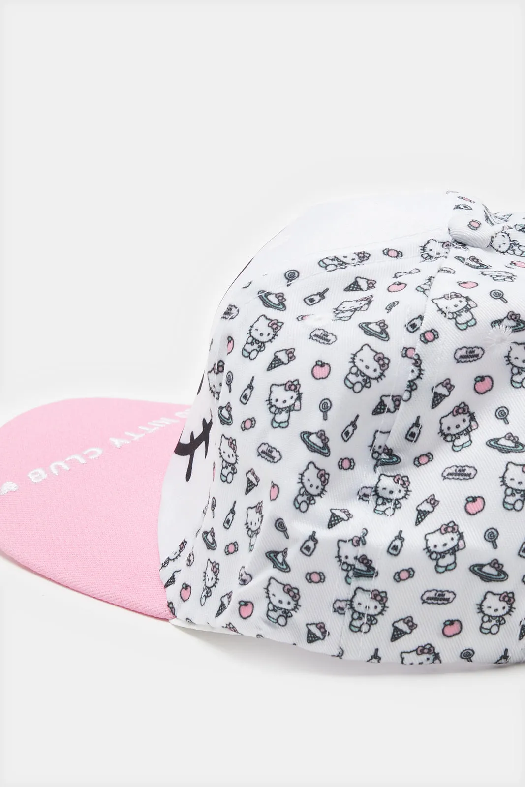 Girls Pink Hello Kitty Cap