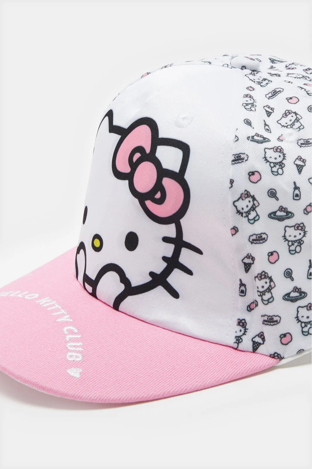 Girls Pink Hello Kitty Cap