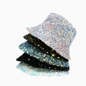 Glitter Sequins Bucket Hat
