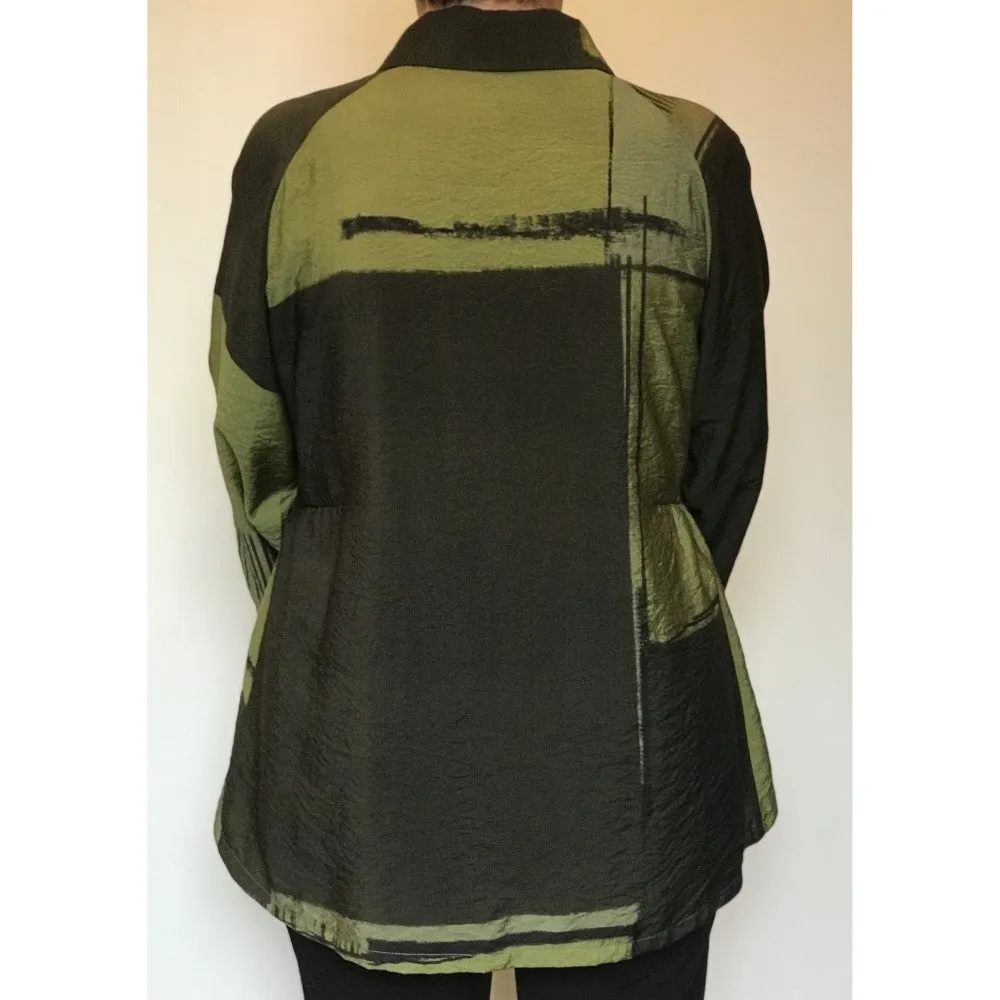 Green Abstract Jacket