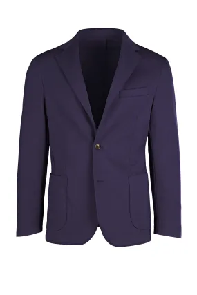 Jersey Cotton Blend Jacket