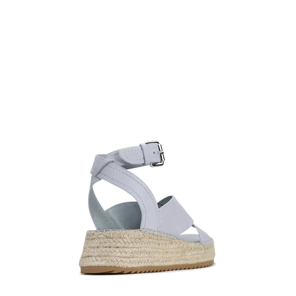 Larax Leather Espadrilles Dusk