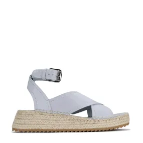 Larax Leather Espadrilles Dusk