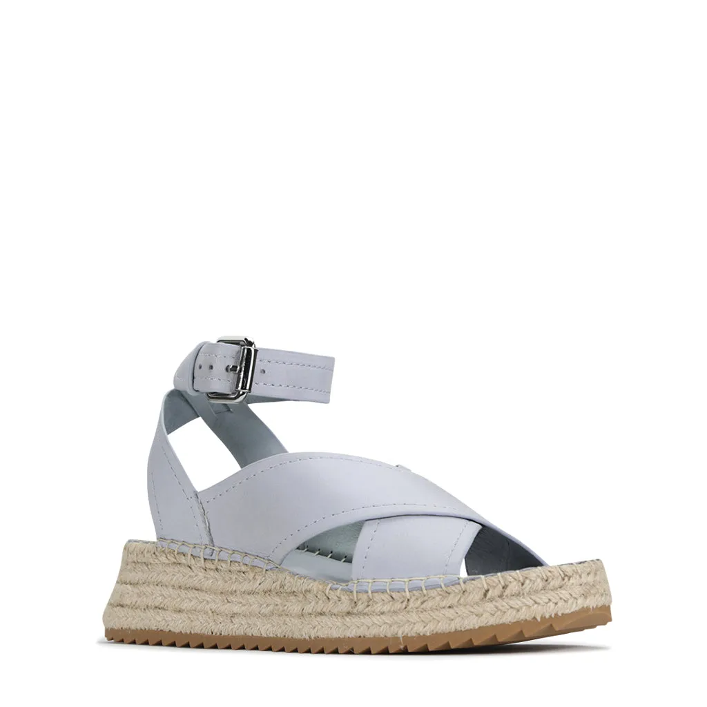 Larax Leather Espadrilles Dusk