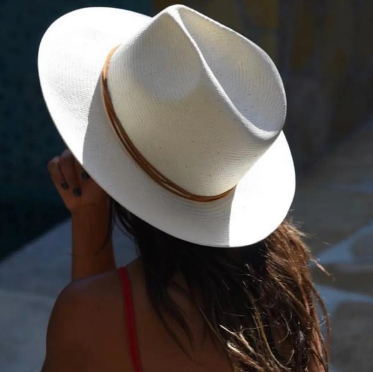 Lindsey Hat, White