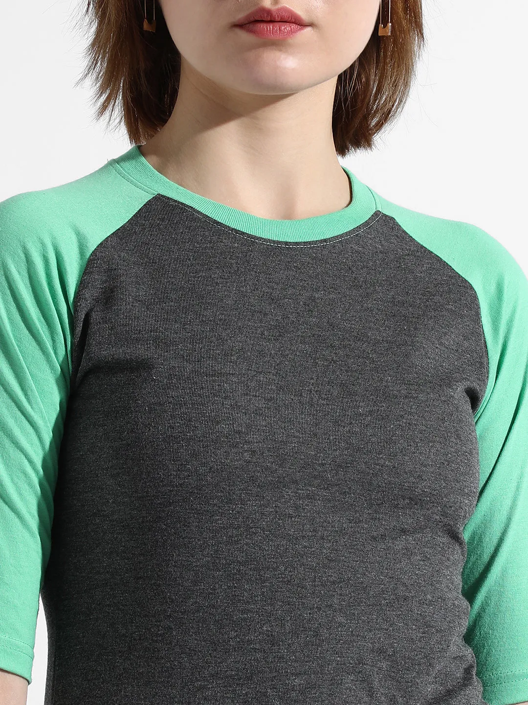 Mint Green Colourblocked Top