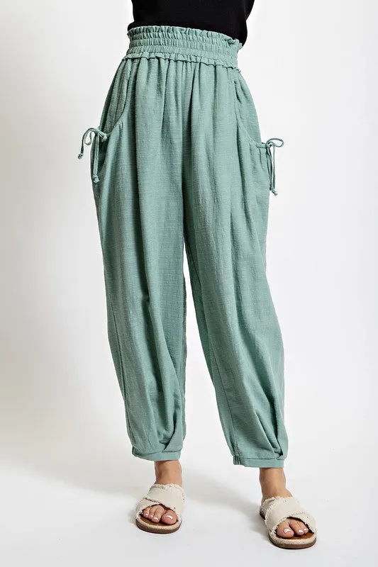 Mint Voluminous Relaxed Fit Pant