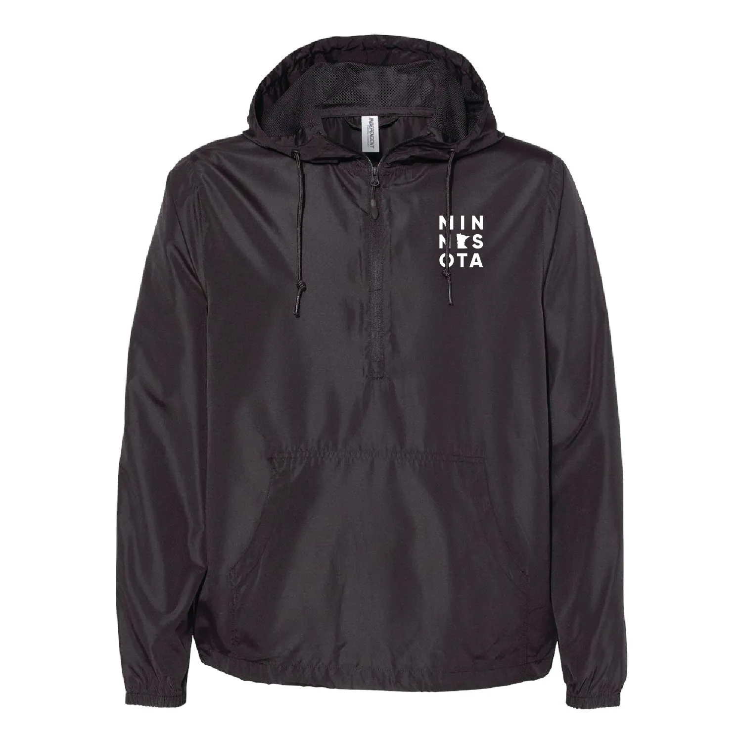MN16 Unisex Lightweight Quarter-Zip Windbreaker Pullover Jacket