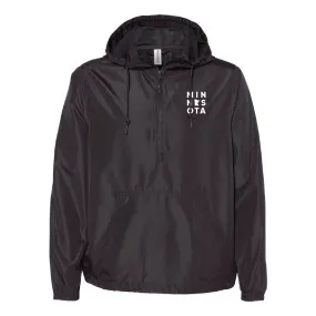MN16 Unisex Lightweight Quarter-Zip Windbreaker Pullover Jacket