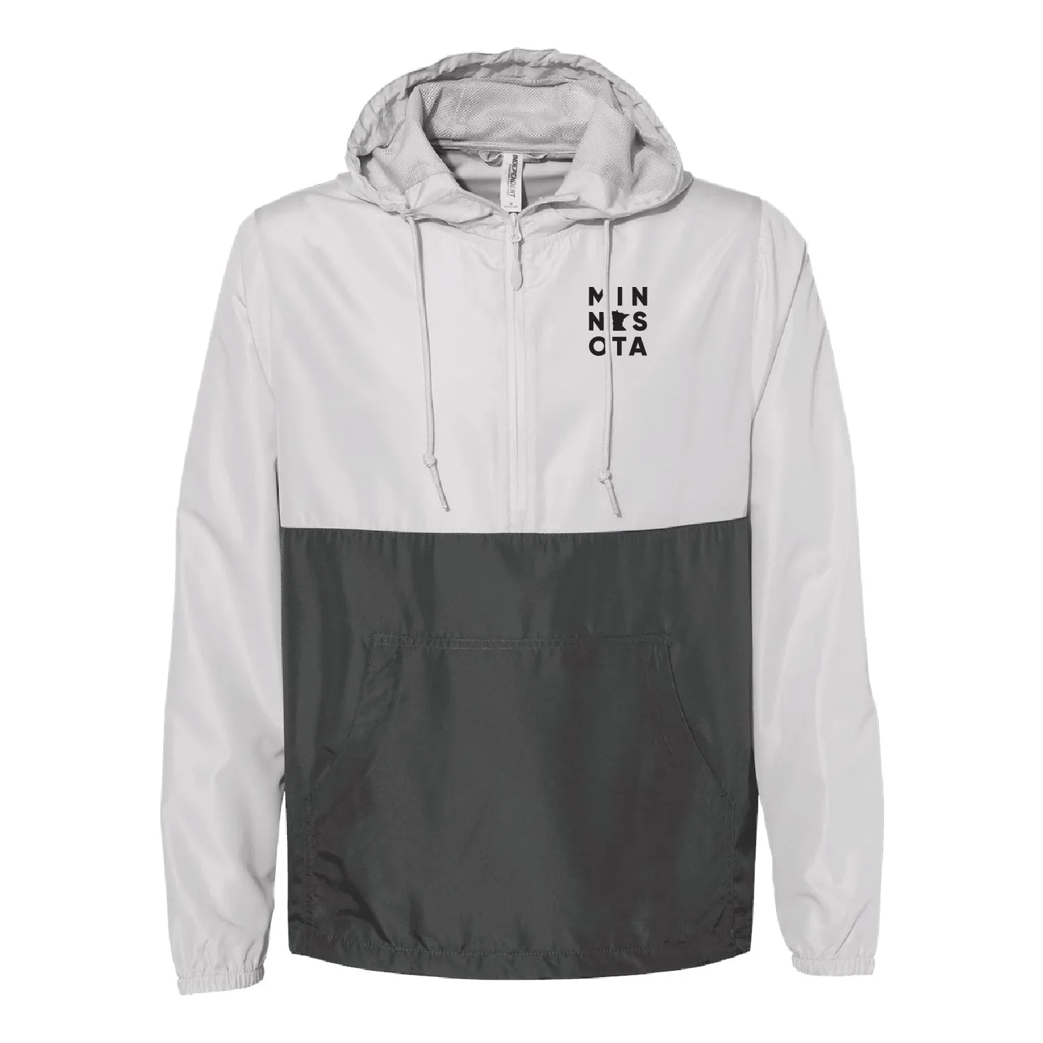 MN16 Unisex Lightweight Quarter-Zip Windbreaker Pullover Jacket