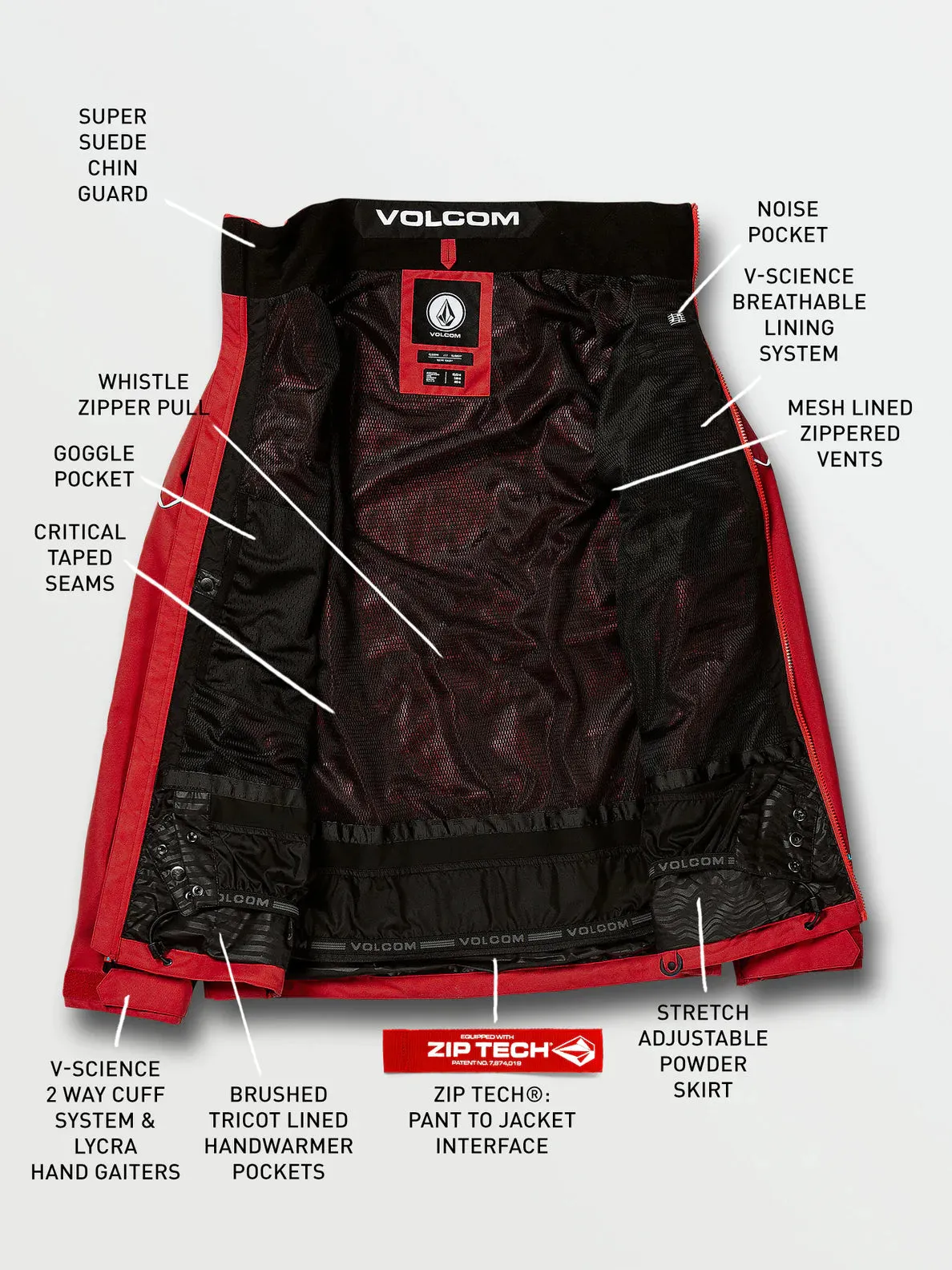 No Hood X Jacket - Red