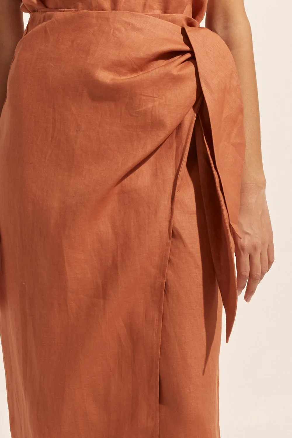 overflow skirt - ginger