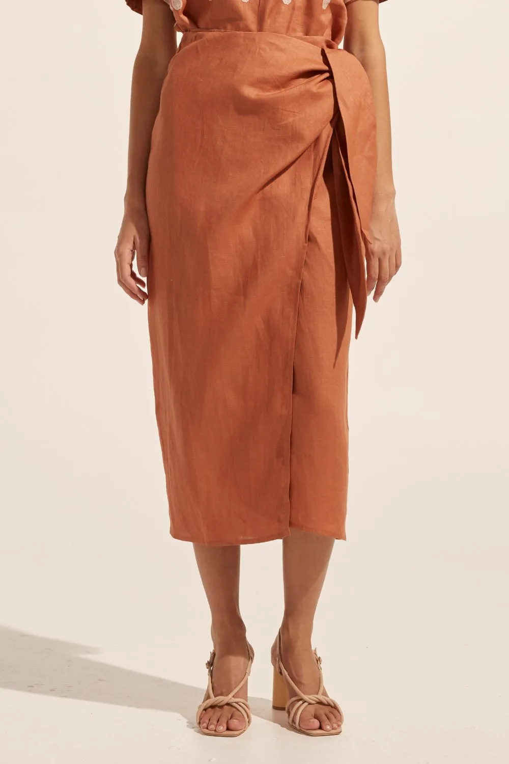 overflow skirt - ginger