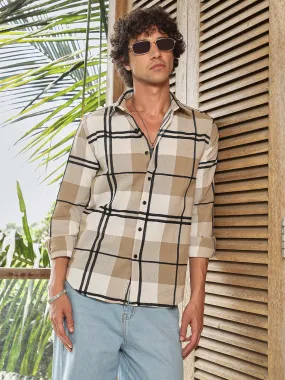 Overlaid Grid Shirt