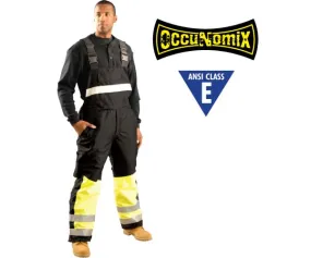 Premium Cold Weather Bib - Black/Lime - Medium